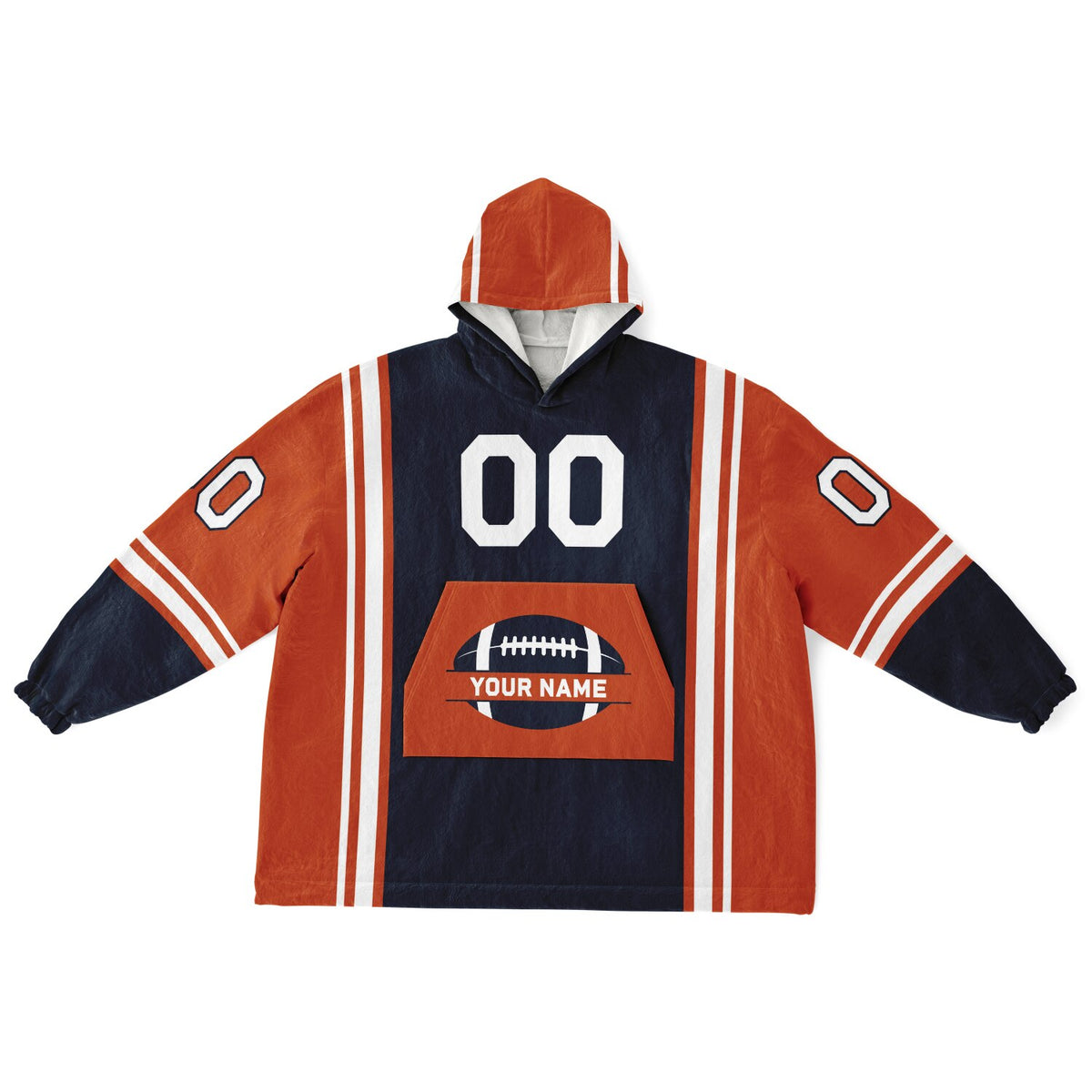 Navy/Orange/White Bold