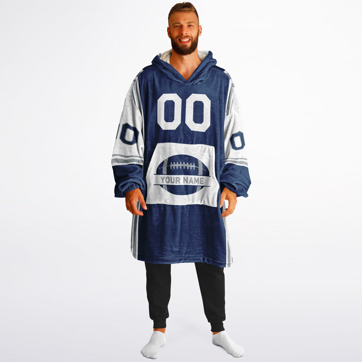 Blue/White/Gray Bold