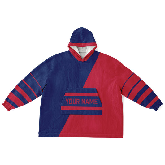 Dark Blue & Red Split Decision