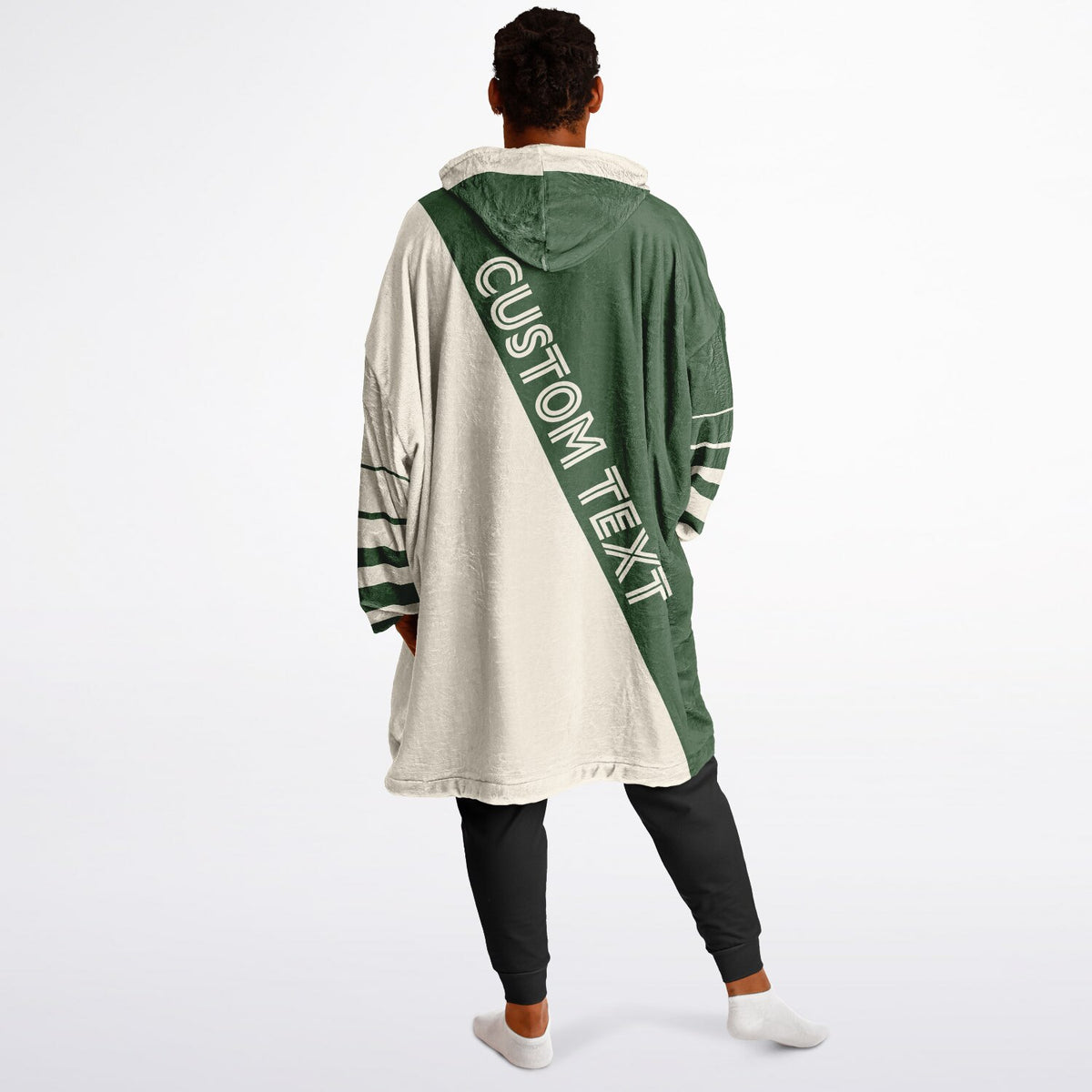 Forest Green & Cream Split Decision
