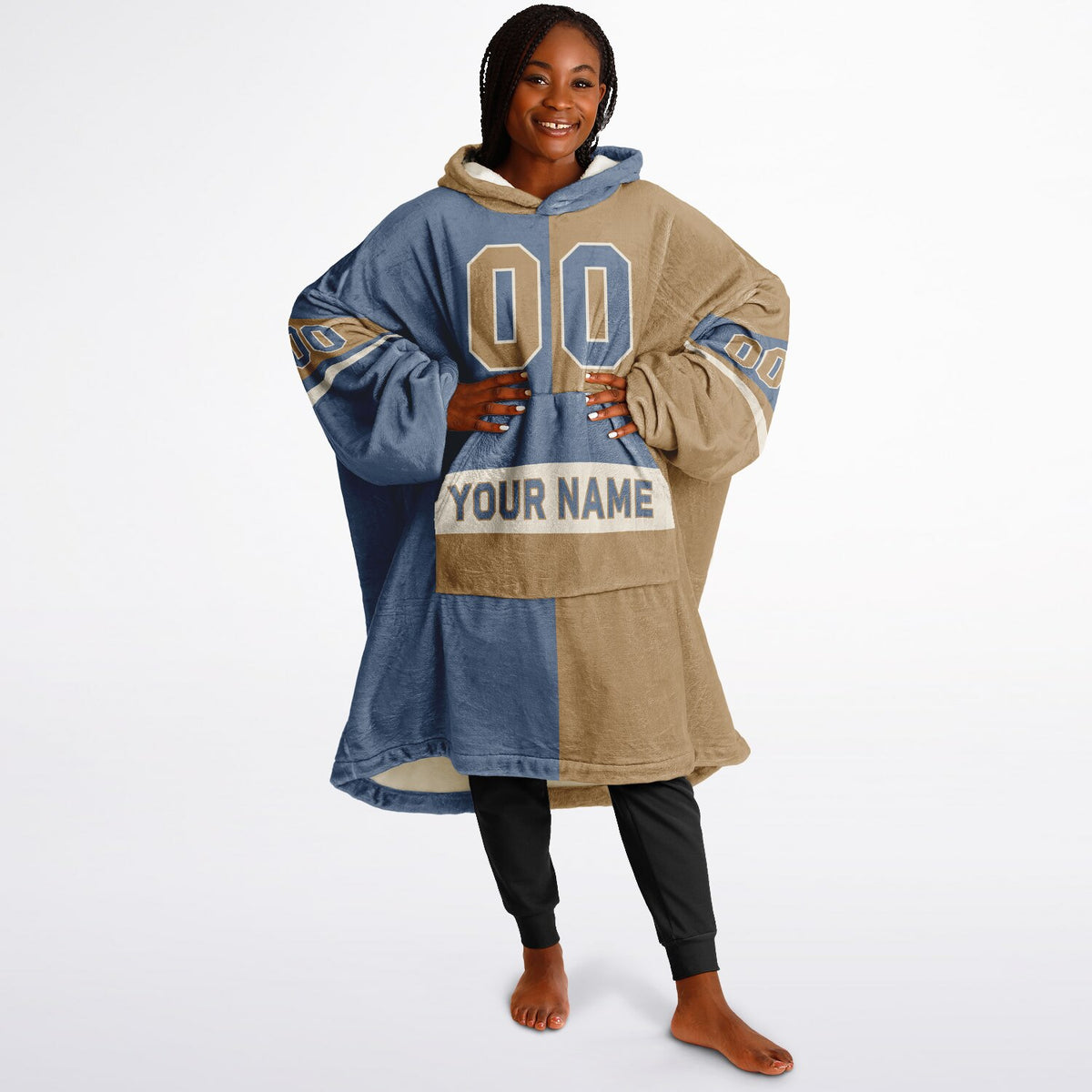 Slate Blue Cream Camel Halftime