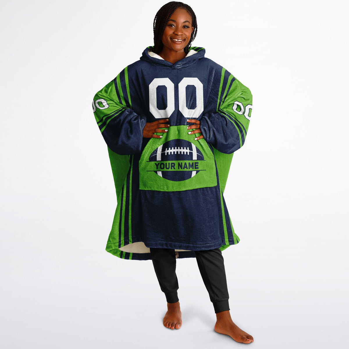 Navy/Green Bold
