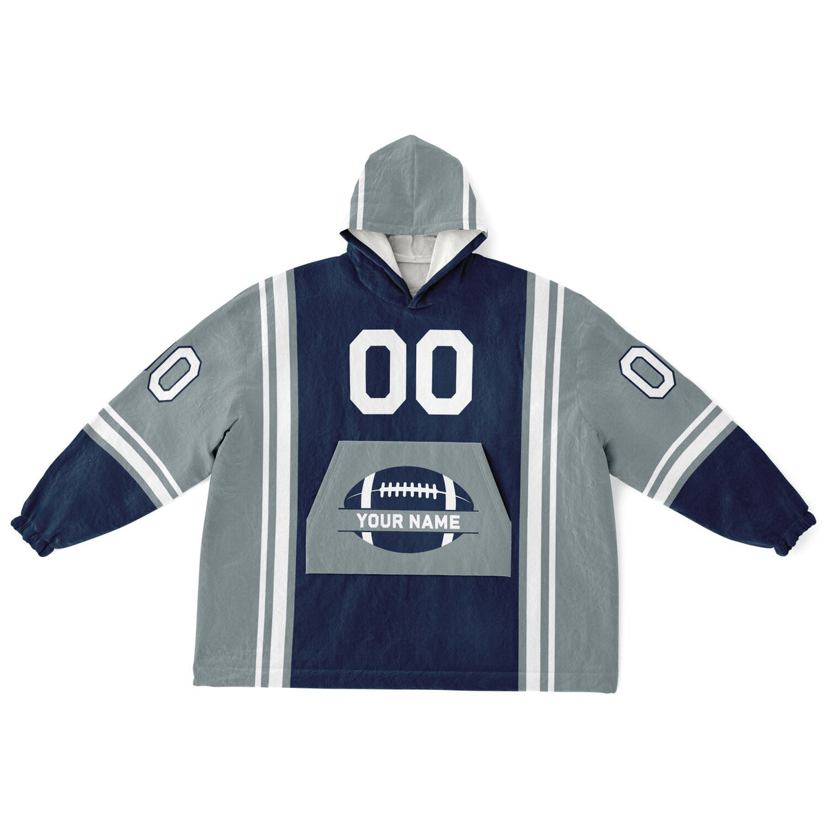 Navy/Silver/White Bold