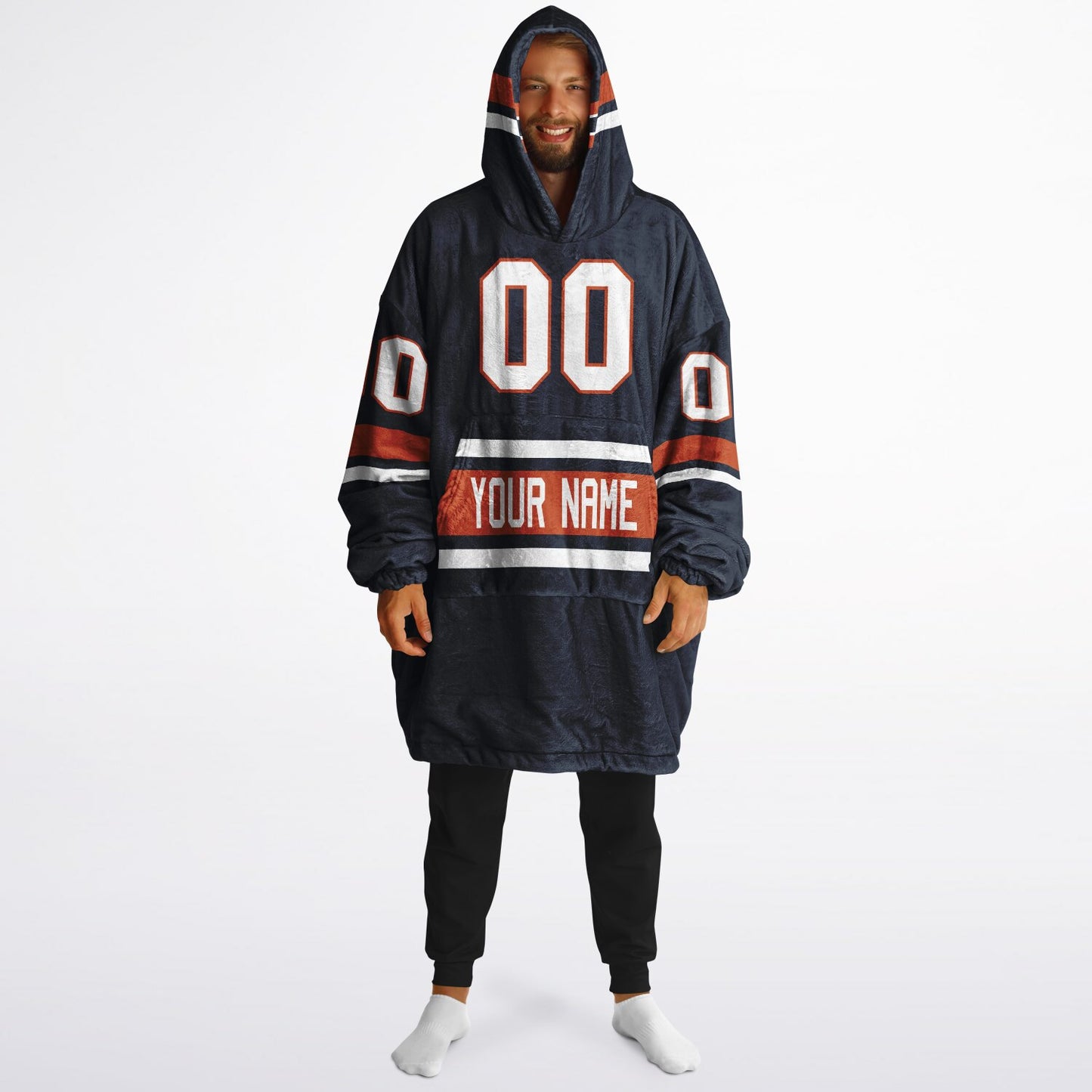 Navy/Orange/White Superfan Reversible