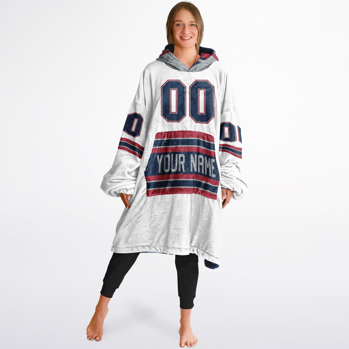 Navy/Red/Silver Superfan Reversible