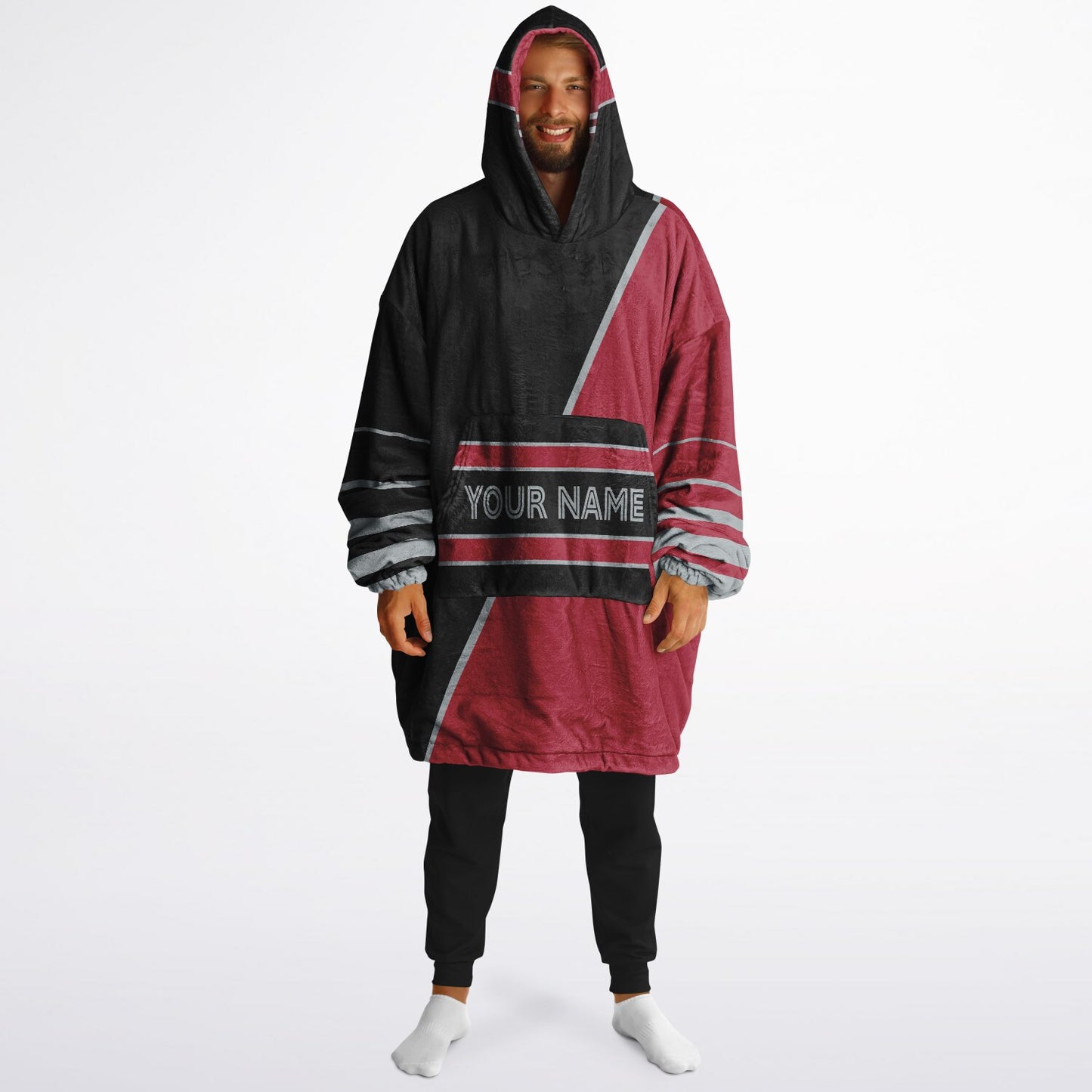 Black/Red/Silver Everyday Reversible