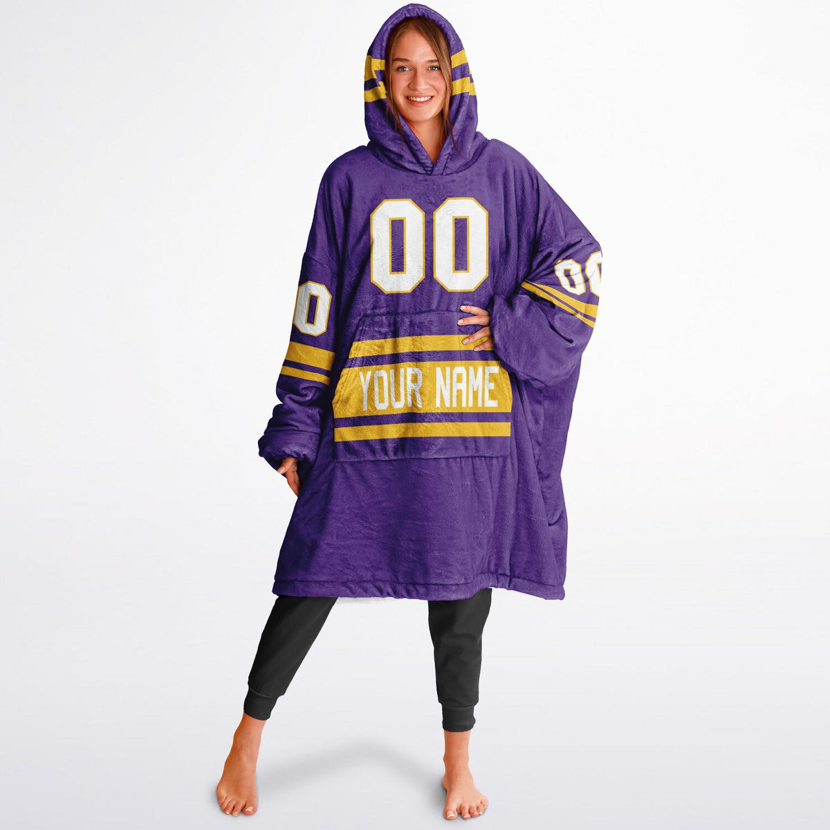 Purple/Gold Superfan Reversible