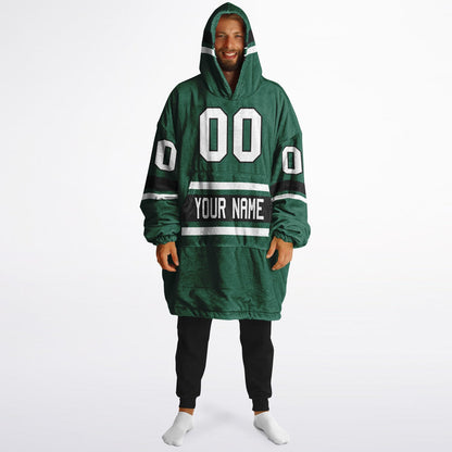 Green/Black/White Superfan Reversible