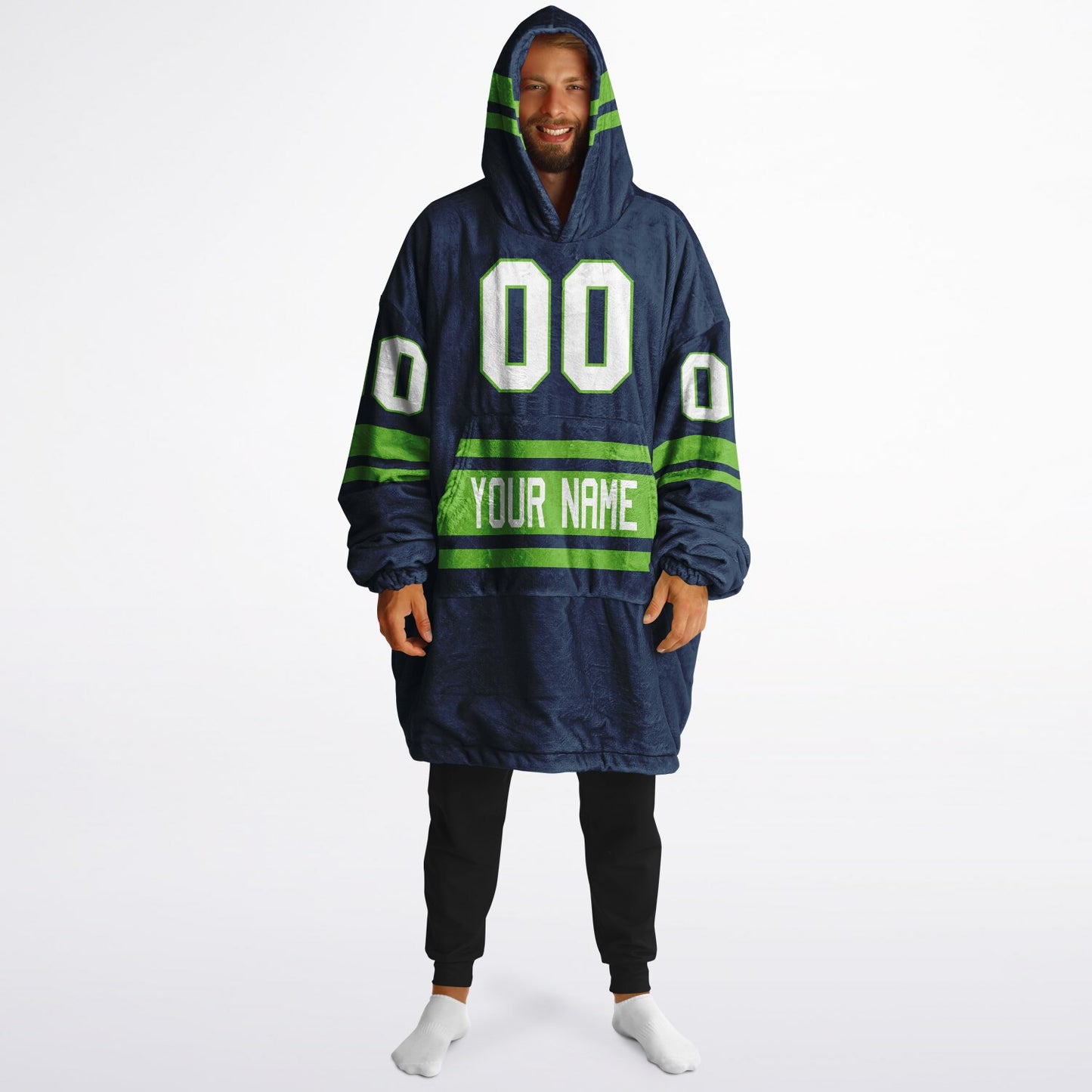 Navy/Green Superfan Reversible