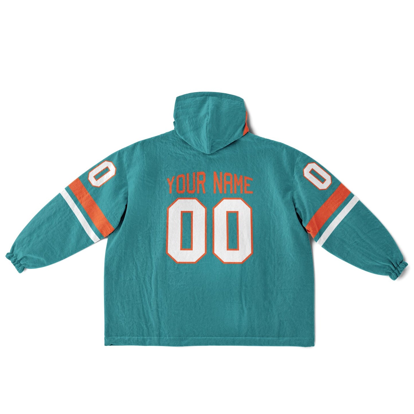 Aqua/Orange/White Superfan Reversible