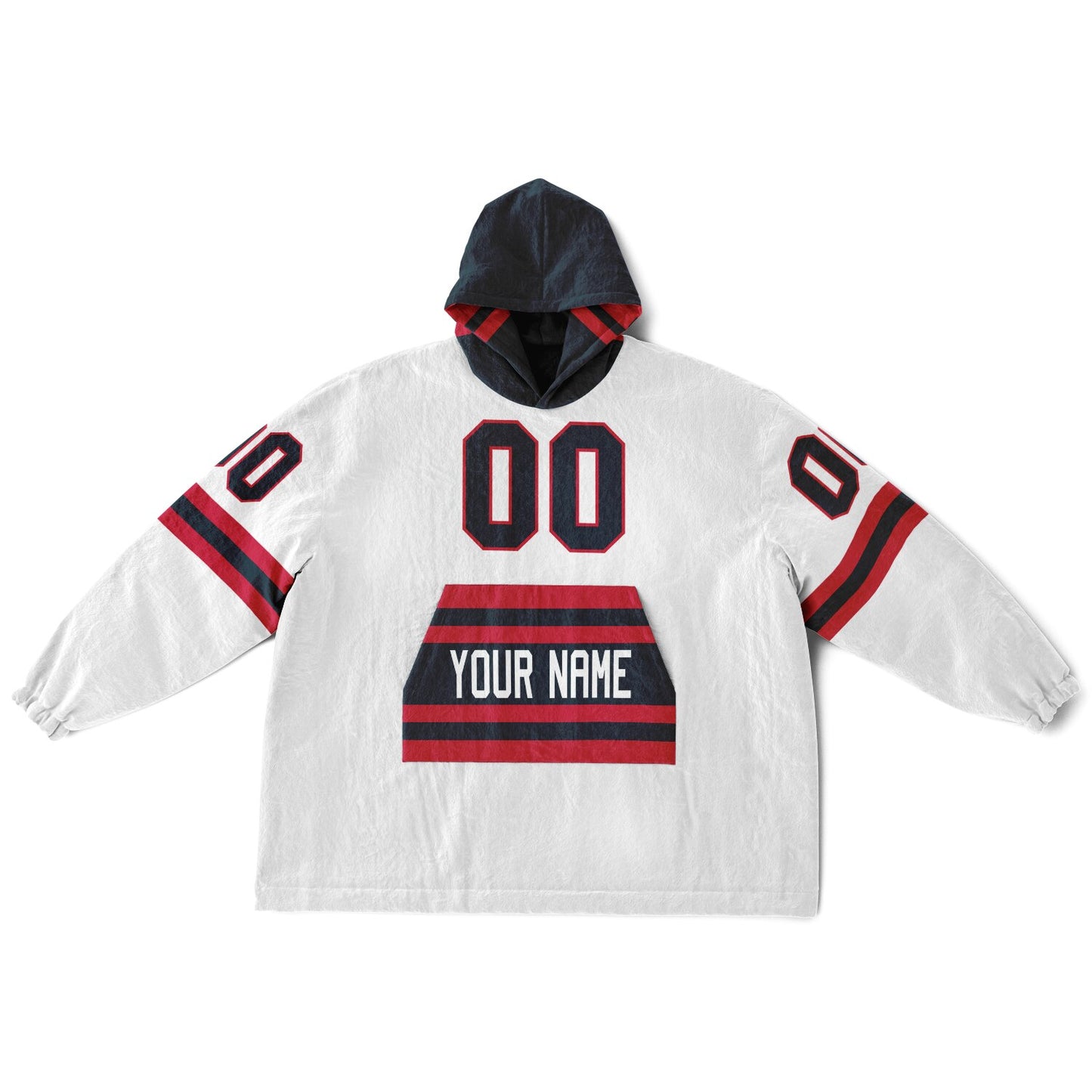 Deep Steel Blue/Red Superfan Reversible