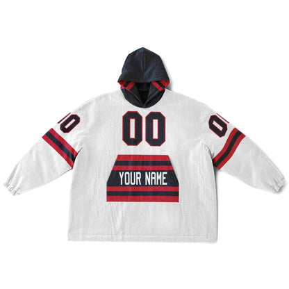 Deep Steel Blue/Red Superfan Reversible