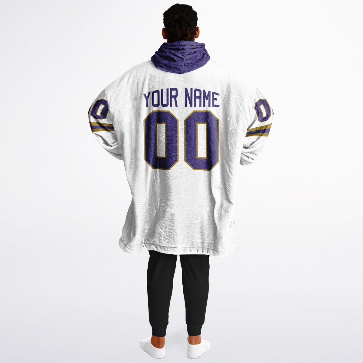 Purple Dark Gold Superfan Reversible