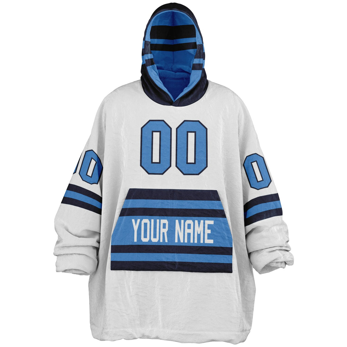 Light Blue/Navy Superfan Reversible