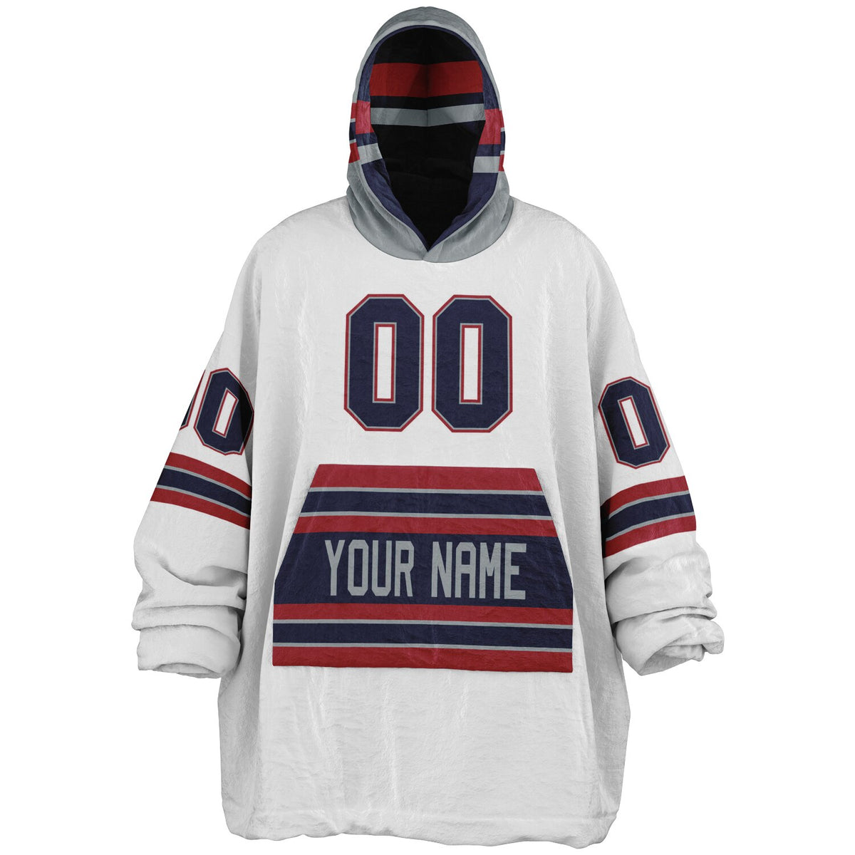 Navy/Red/Silver Superfan Reversible