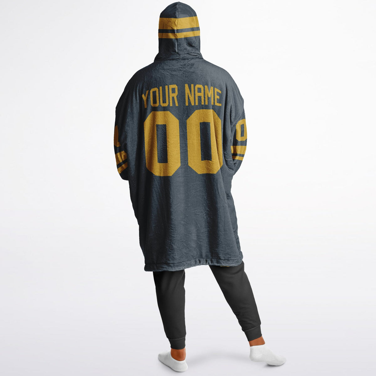 Charcoal & Mustard Superfan Reversible