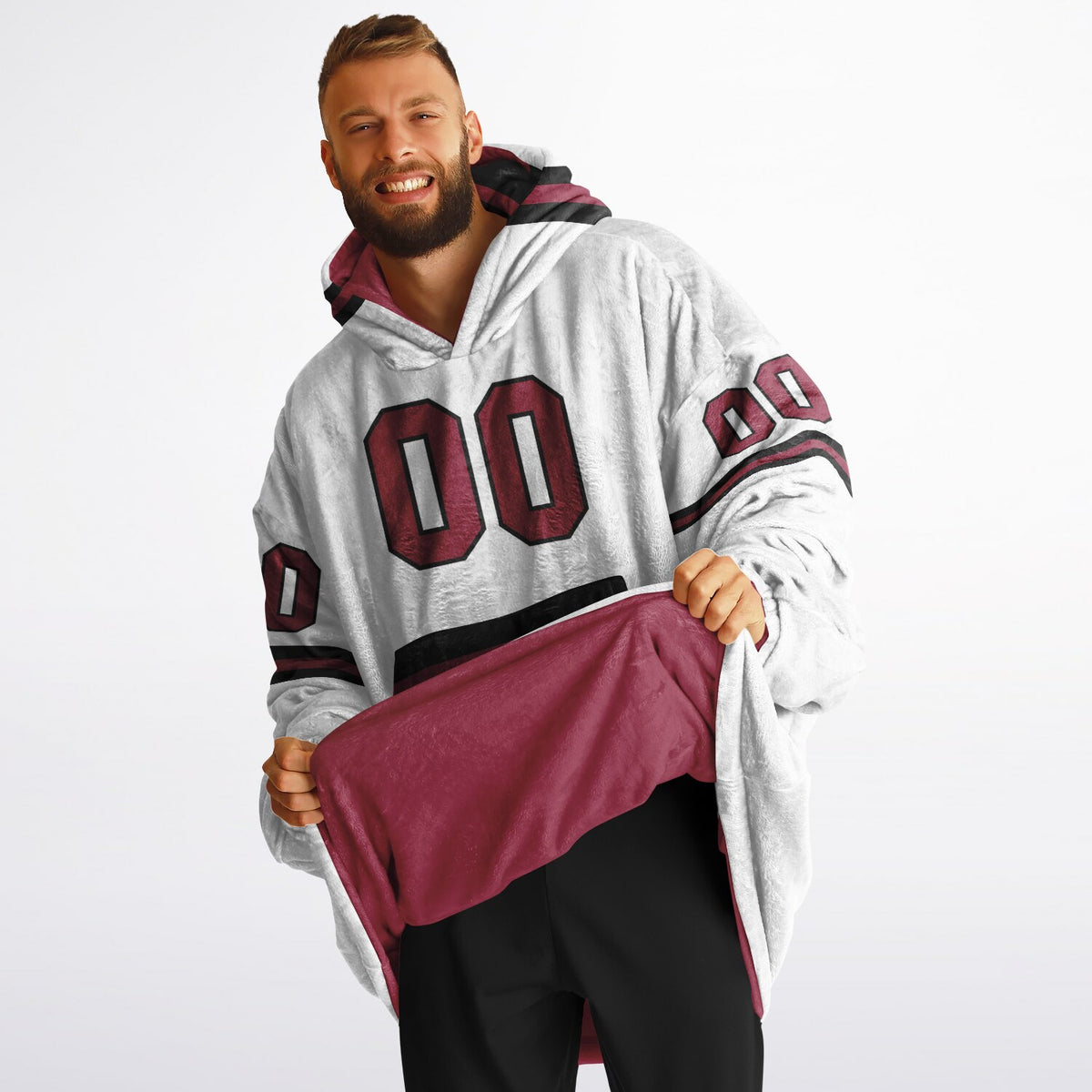Crimson & Black Superfan Reversible