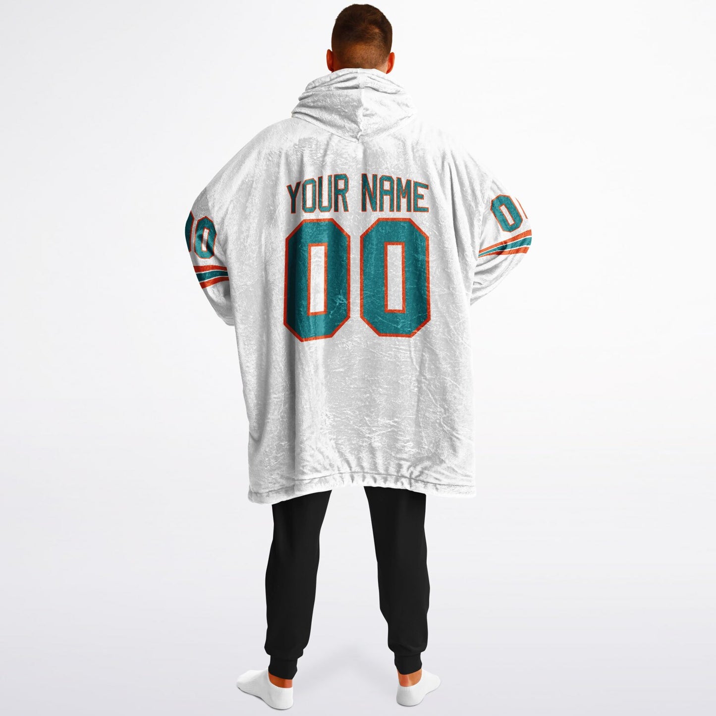 Aqua/Orange/White Superfan Reversible