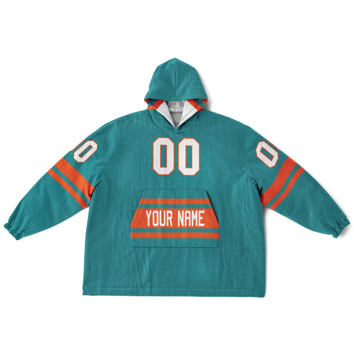 Aqua & Orange Superfan Reversible