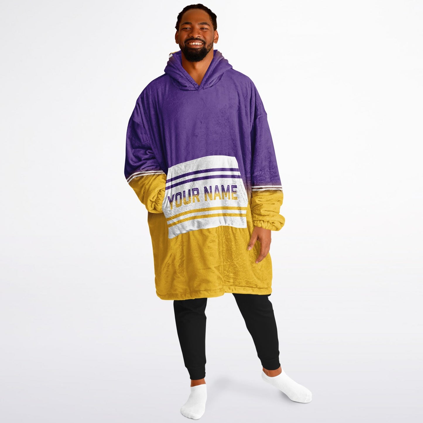 Purple/Gold/White Everyday Reversible