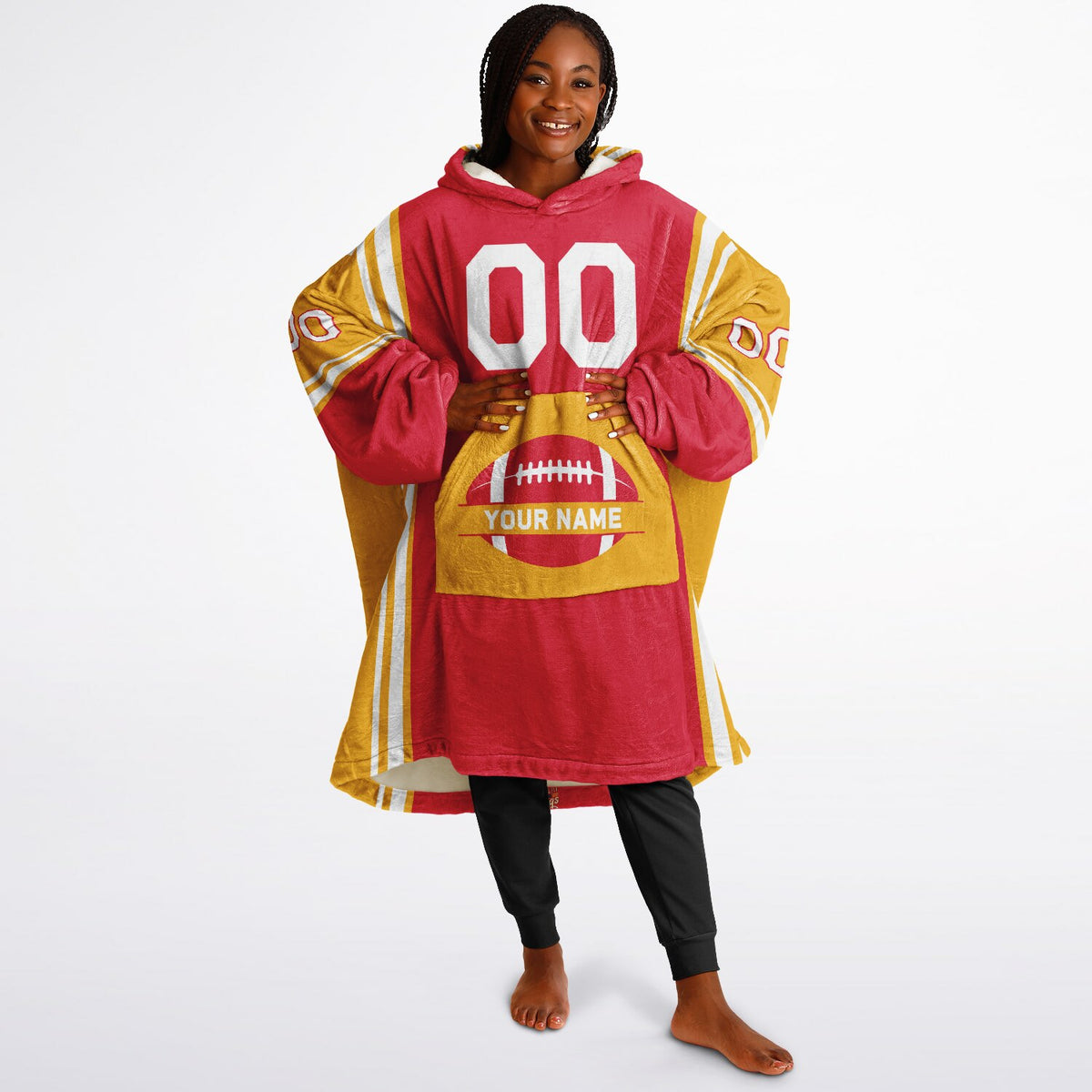 Red/Gold/White Bold