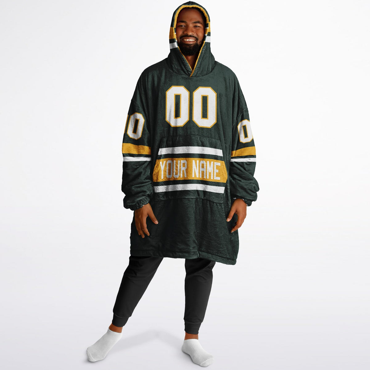 Green/Gold/White Superfan Reversible