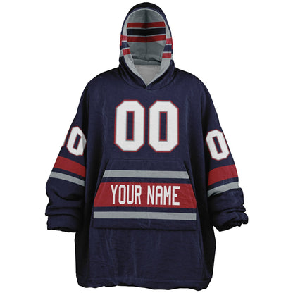Nautical Blue/Red/Silver Superfan Reversible