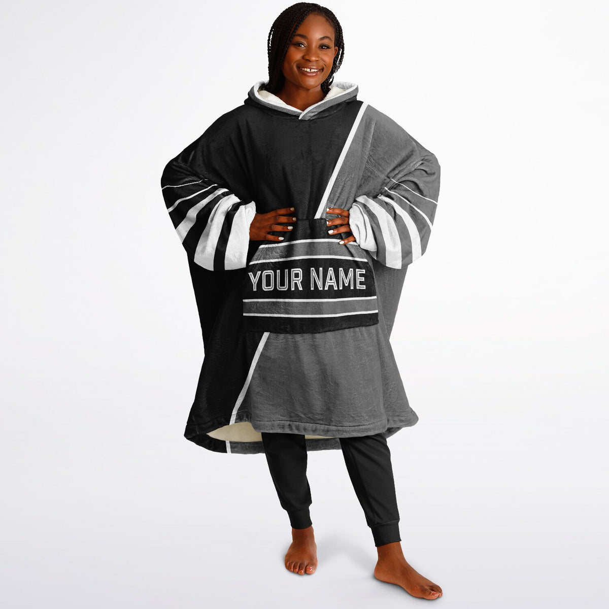 Black Gray White Split Decision
