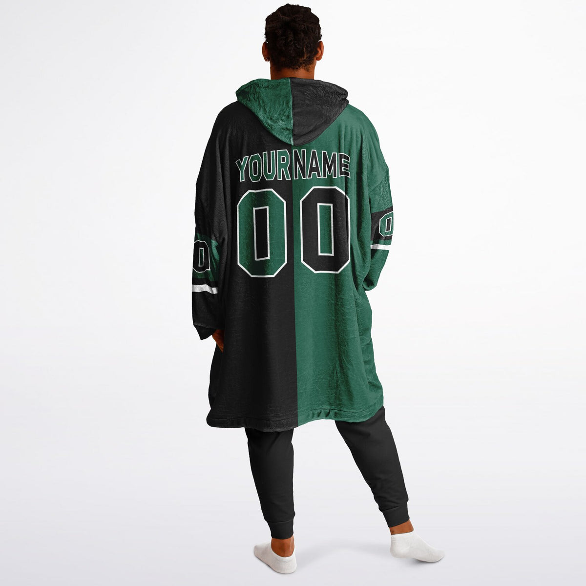 Green/Black/White Halftime