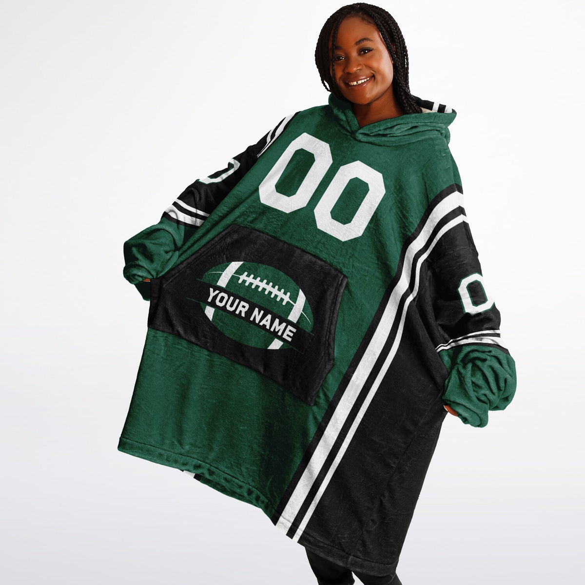 Green/Black/White Bold