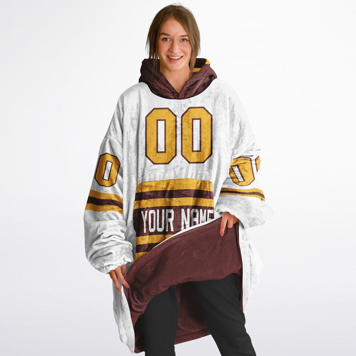 Burgundy/Gold Superfan Reversible