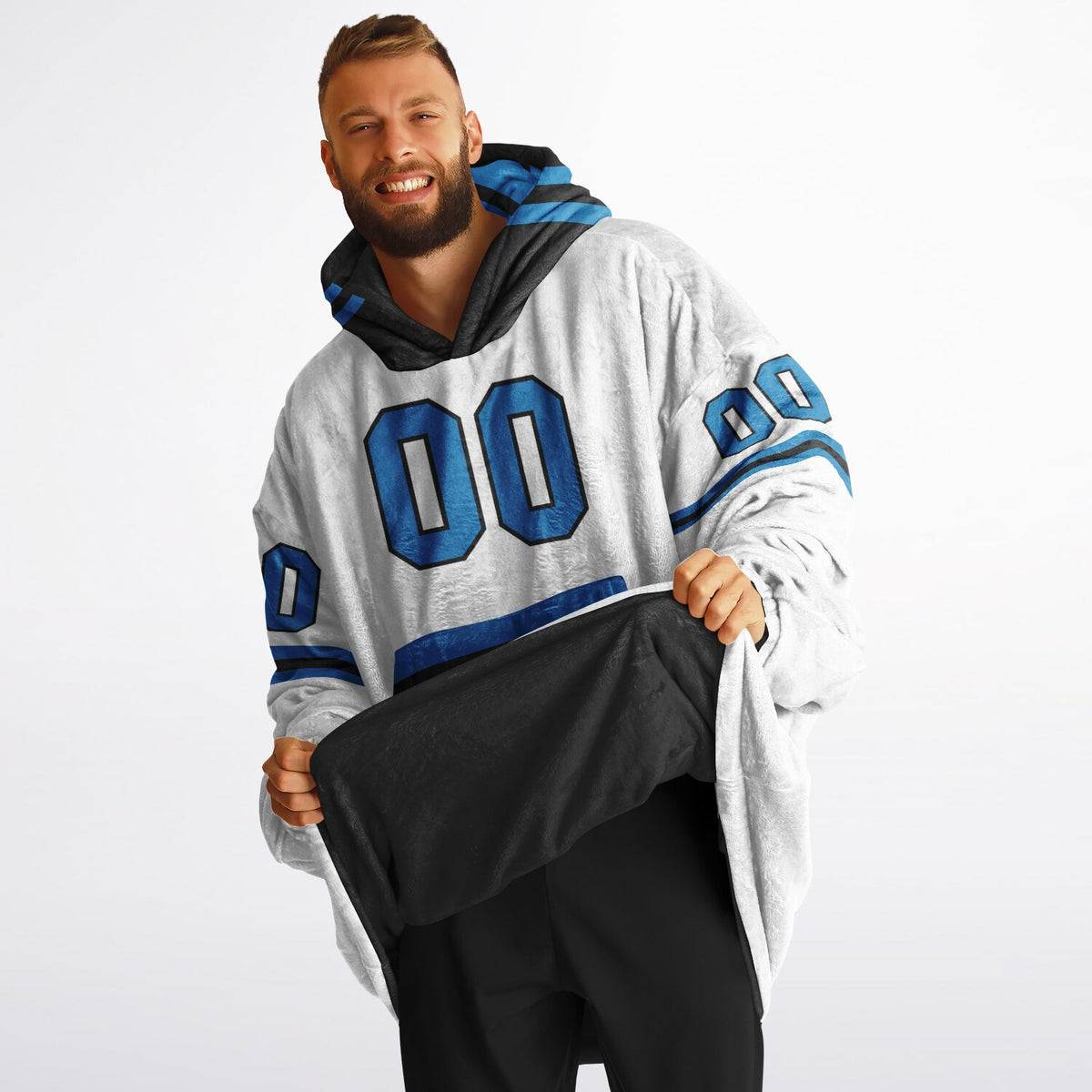Black/Blue Superfan Reversible