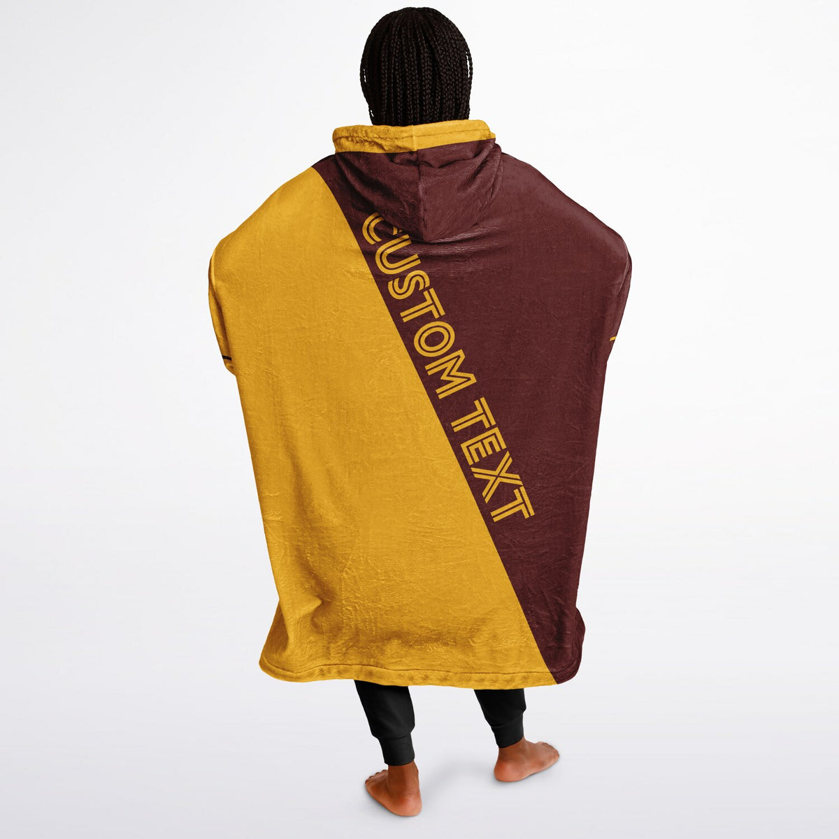Burgundy & Gold Split Decision