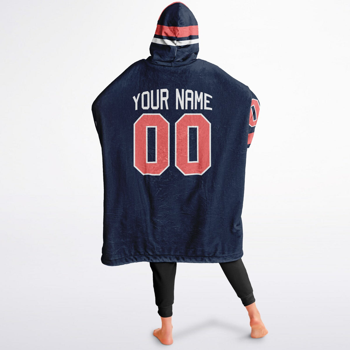 Navy Electric Coral White Superfan Reversible