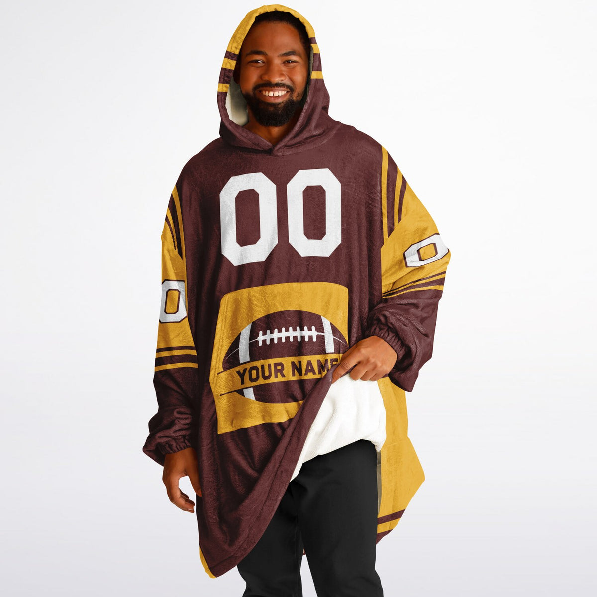 Burgundy/Gold Bold