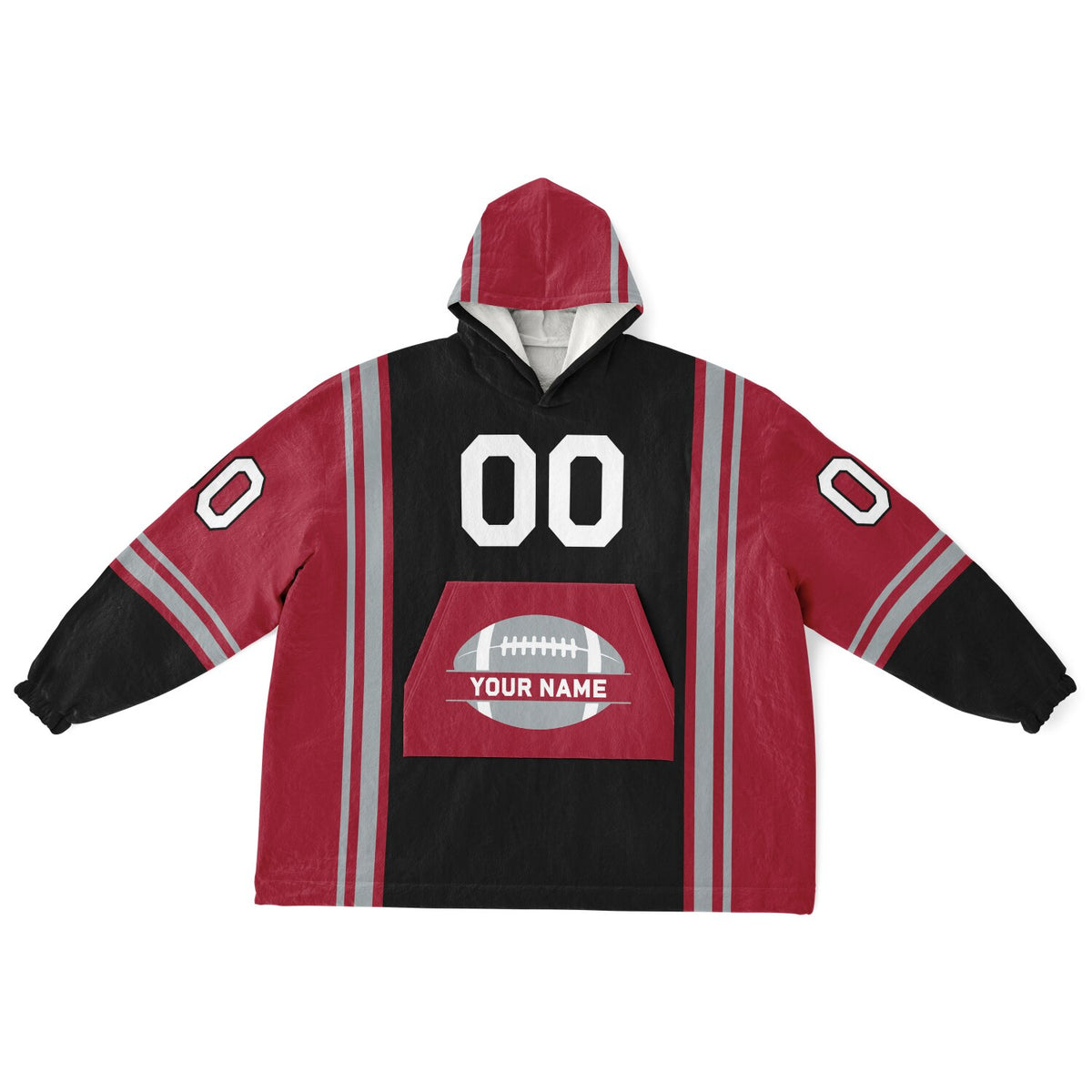 Black/Red/Silver Bold