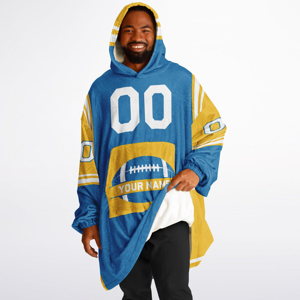 Blue/Gold/White Bold