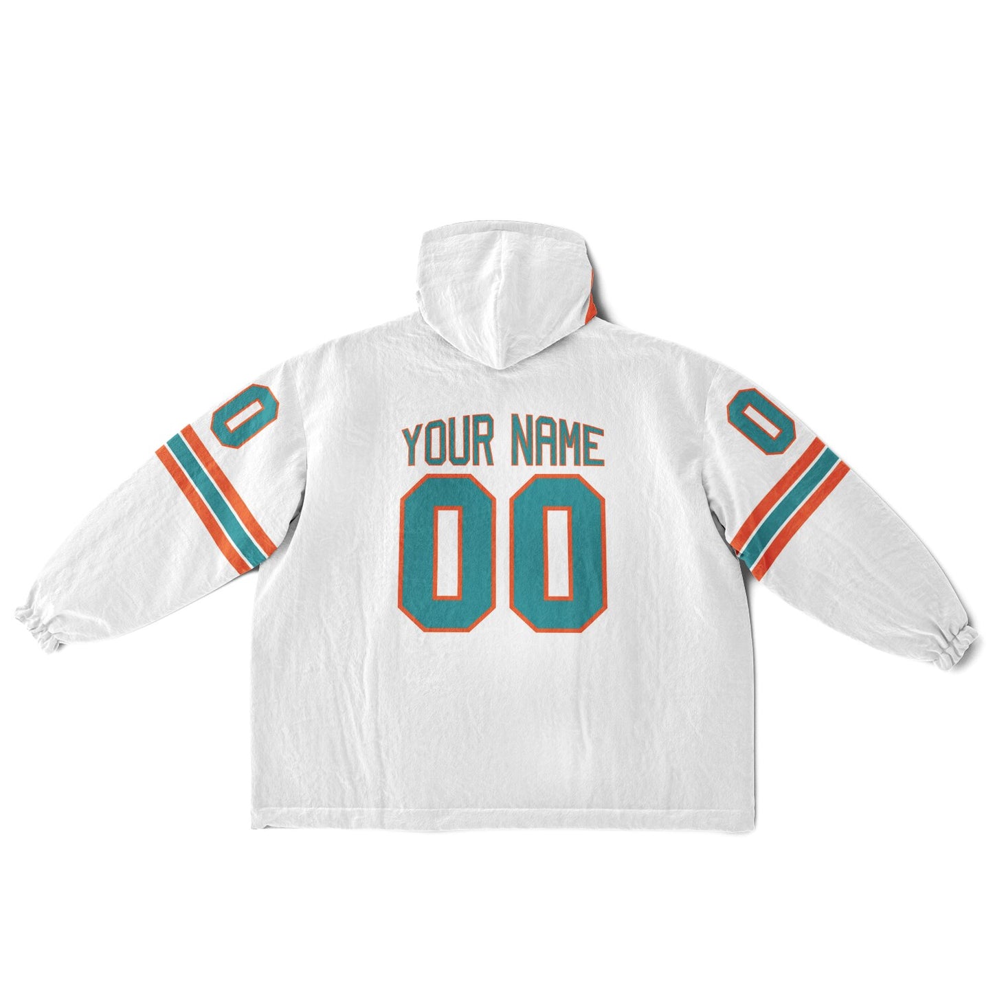 Aqua/Orange/White Superfan Reversible