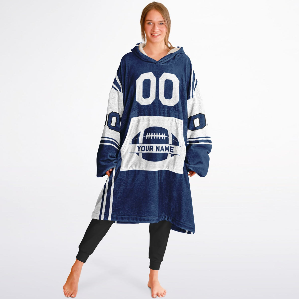 Blue/White Bold