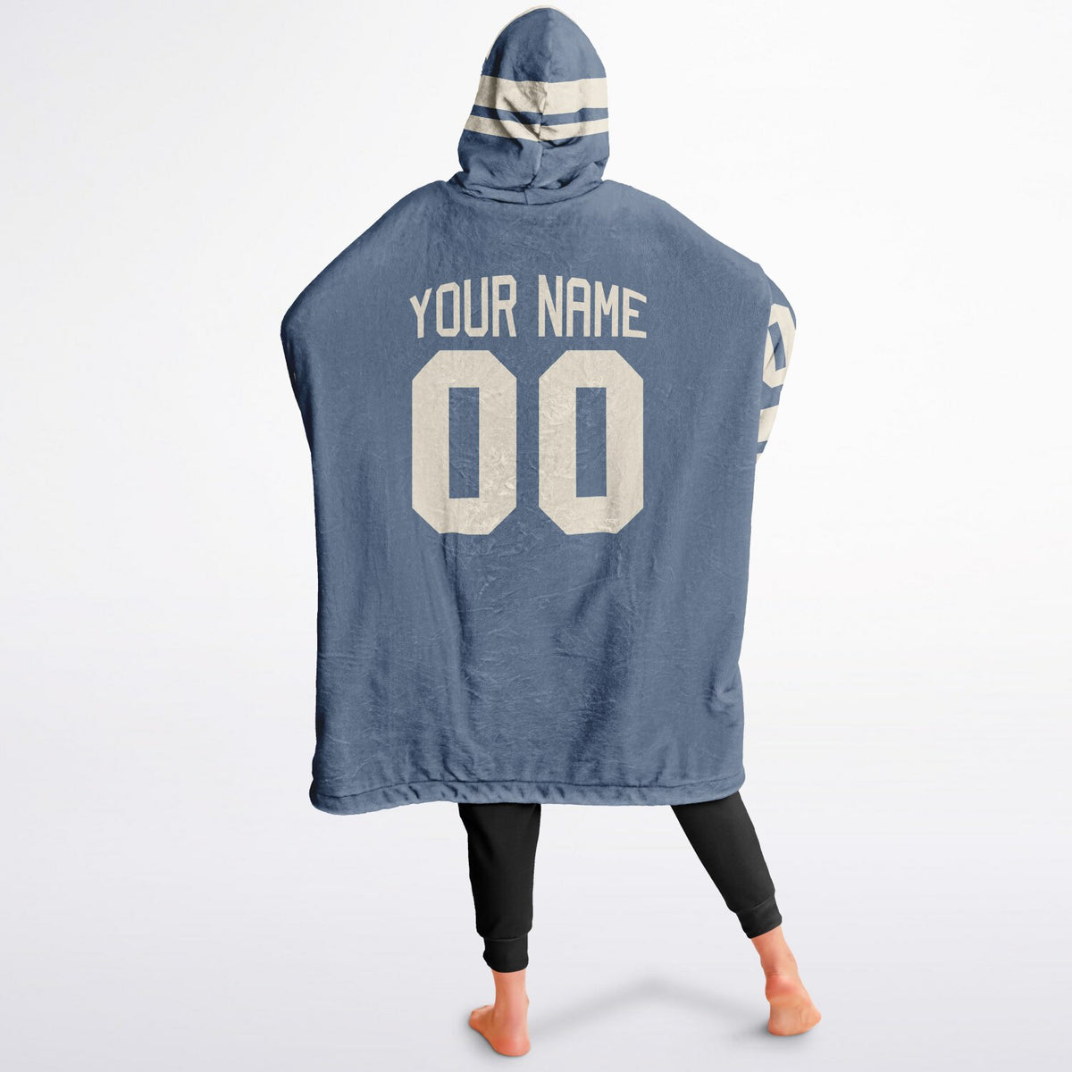 Slate Blue & Cream Superfan Reversible