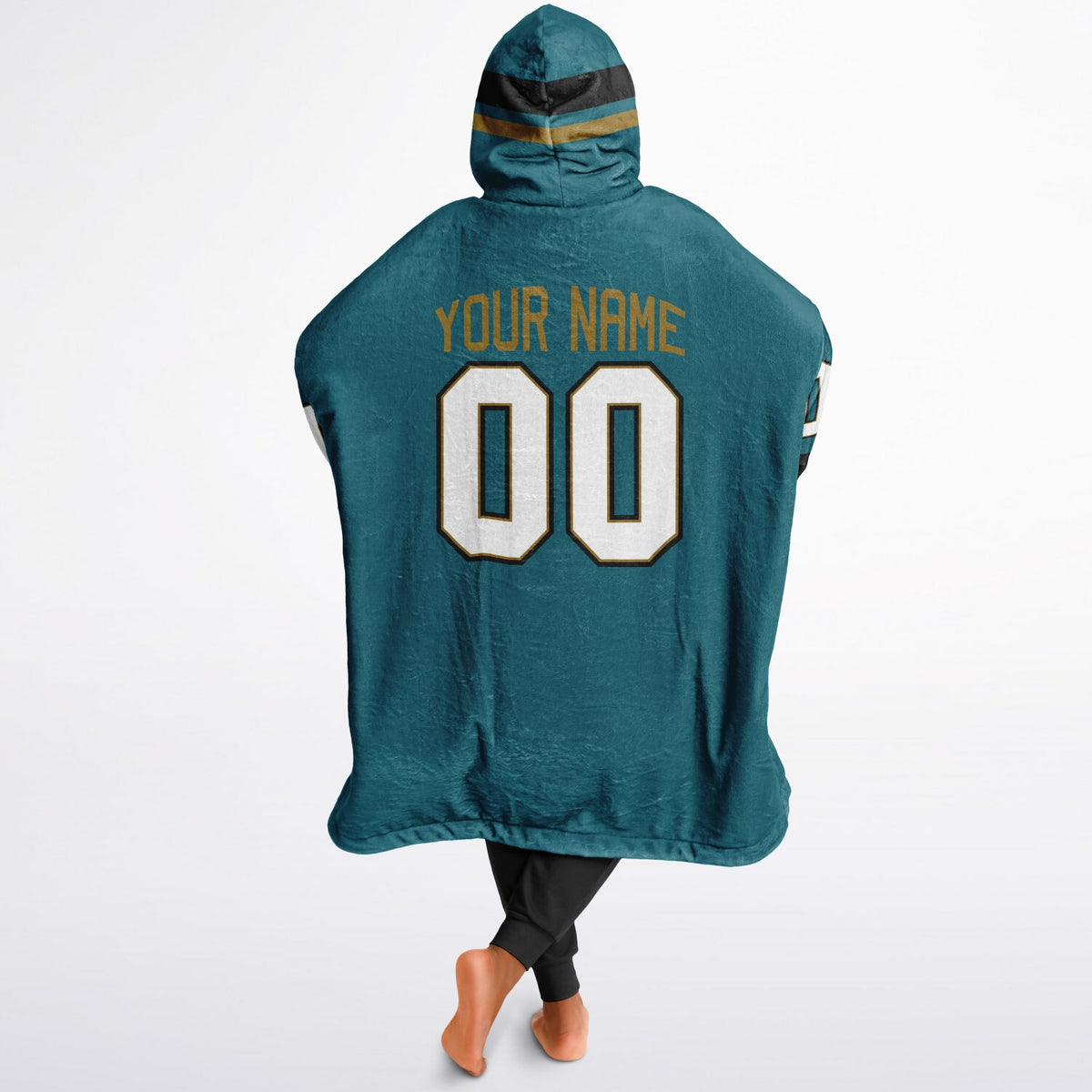 Teal/Black/Gold Superfan Reversible