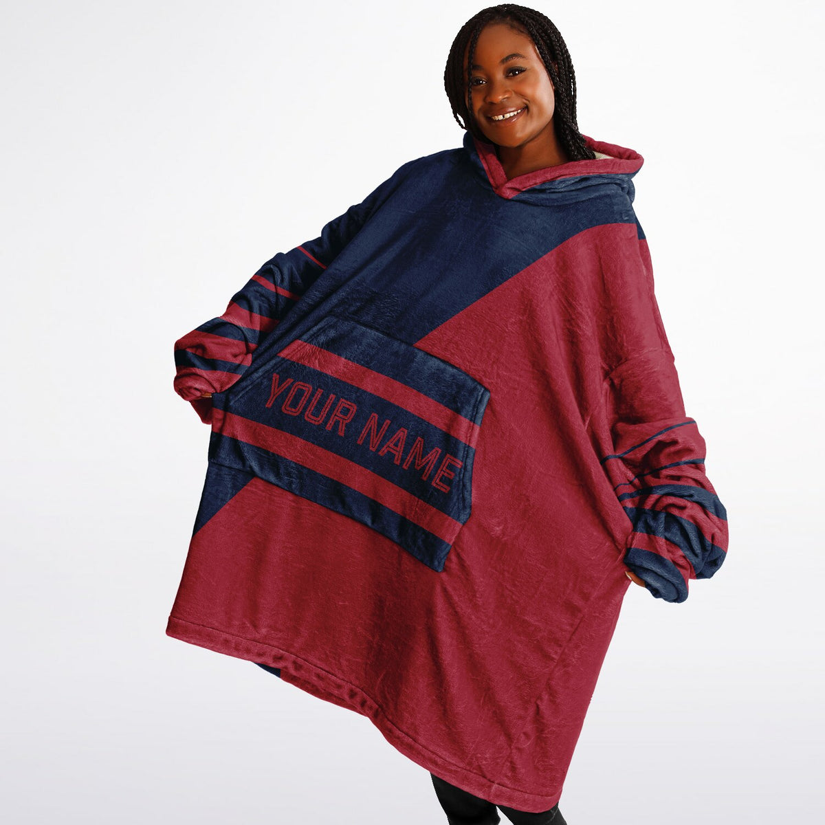 Navy & Red Split Decision