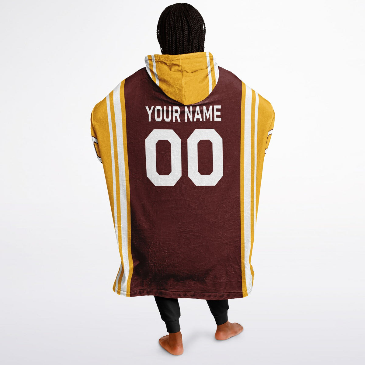 Burgundy/Gold/White Bold