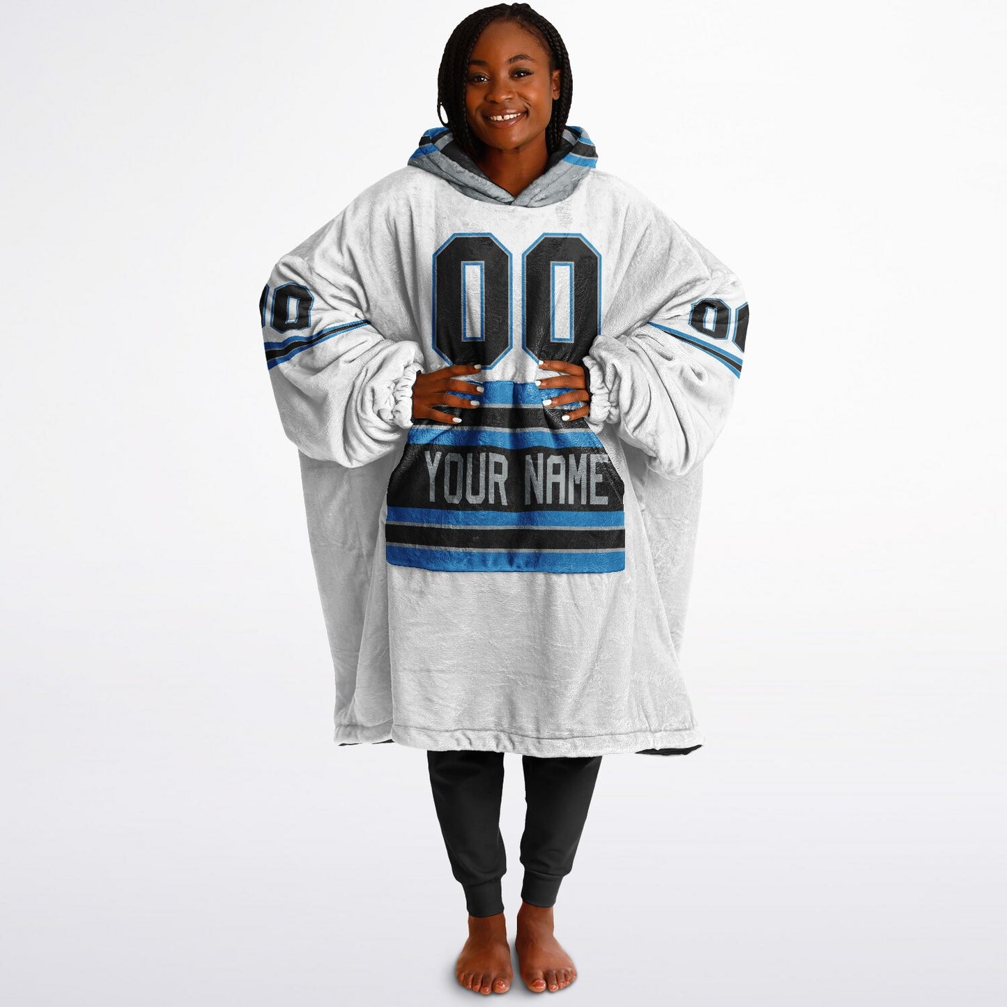 Black/Blue/Silver Superfan Reversible