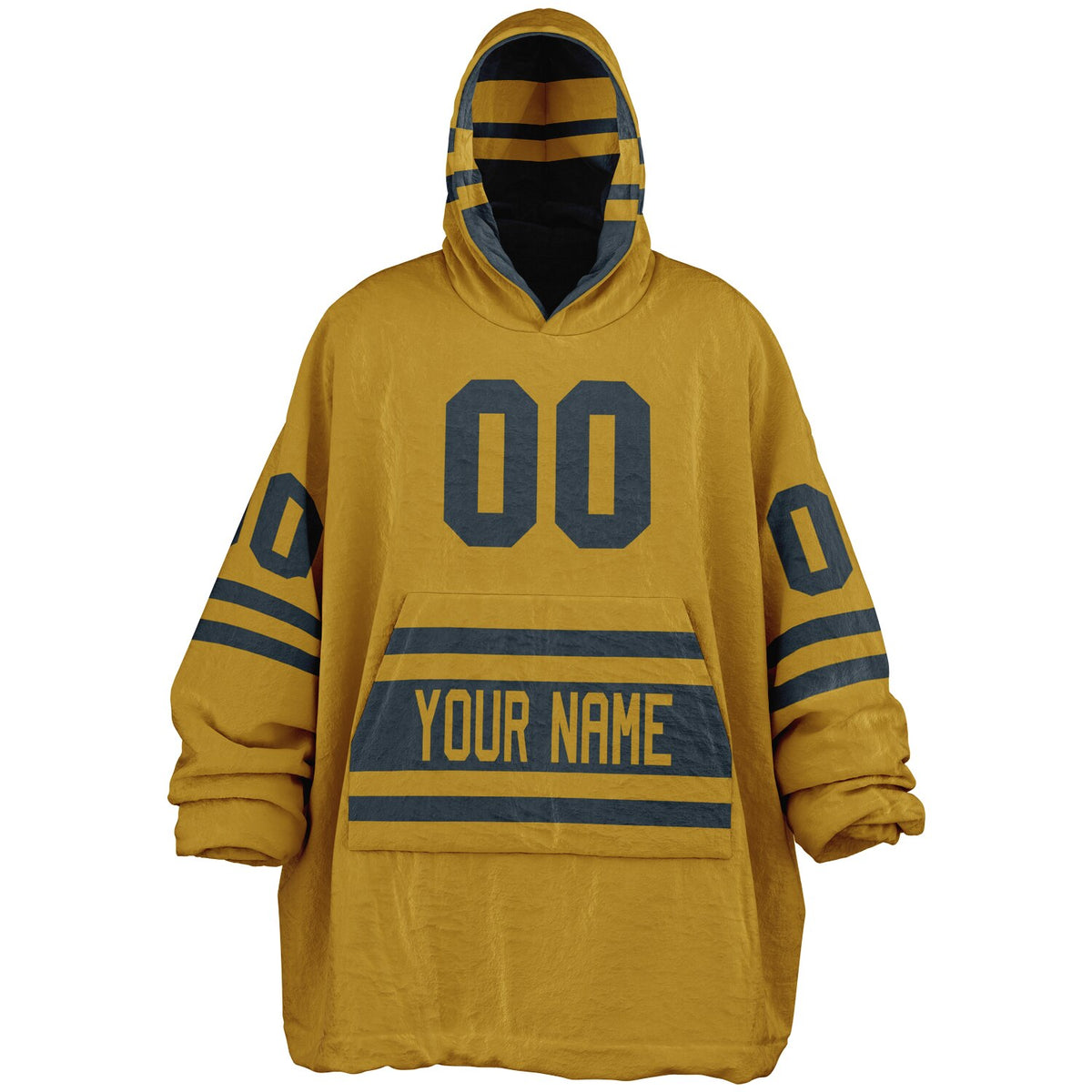 Charcoal & Mustard Superfan Reversible