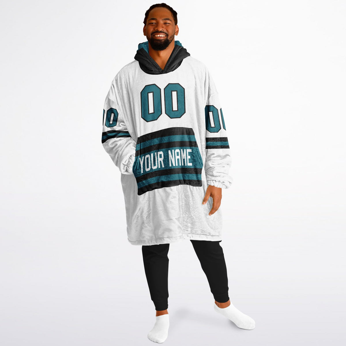 Teal/Black Superfan Reversible
