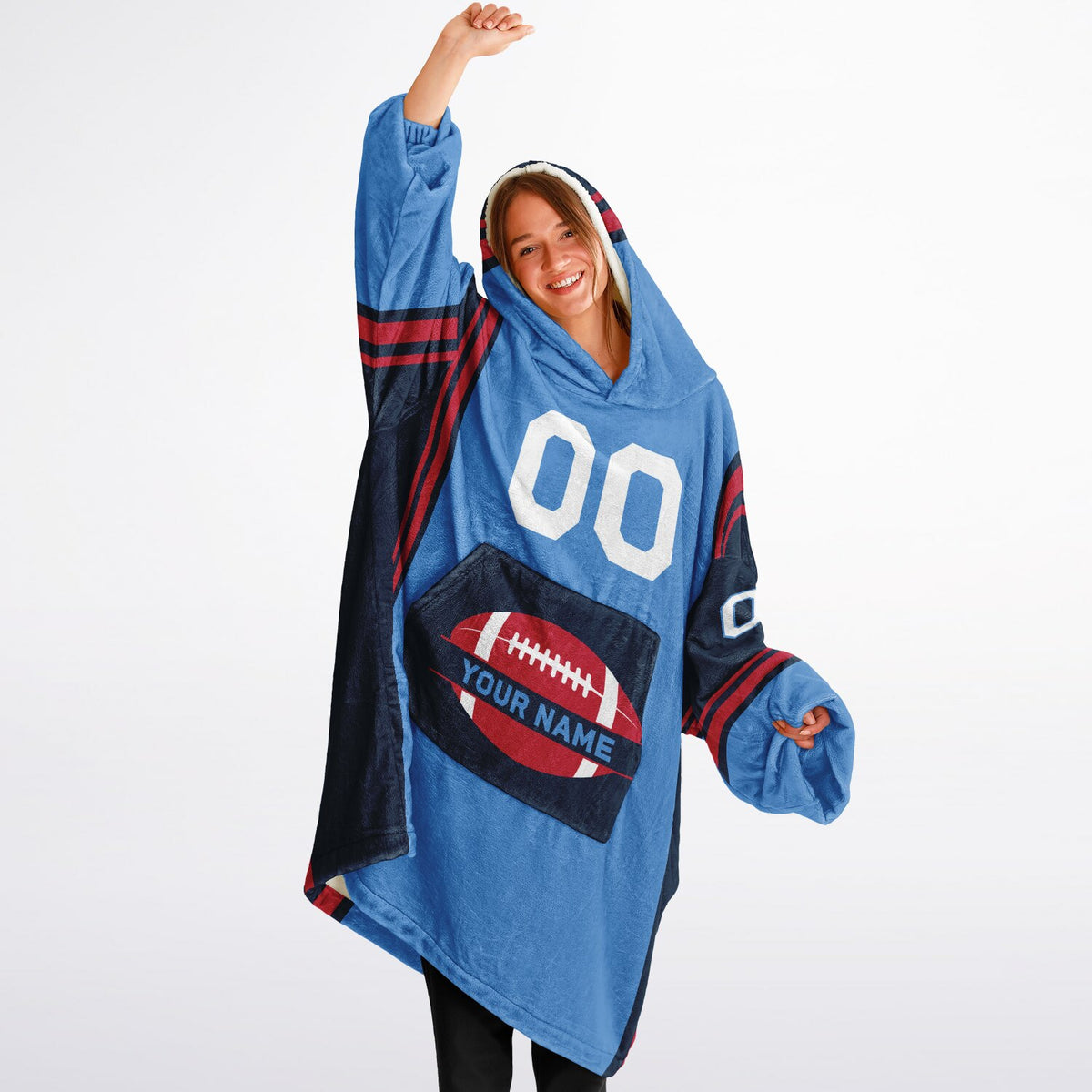 Light Blue/Navy/Red Bold