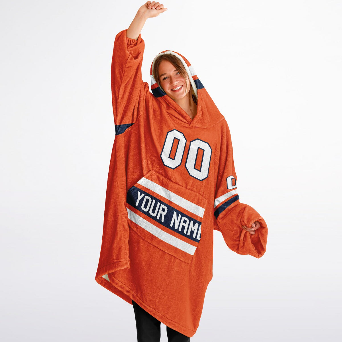 Orange Navy White Classic