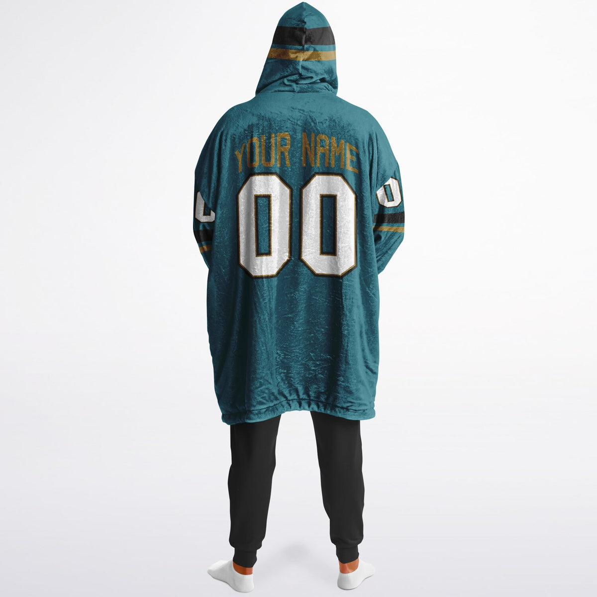 Teal/Black/Gold Superfan Reversible