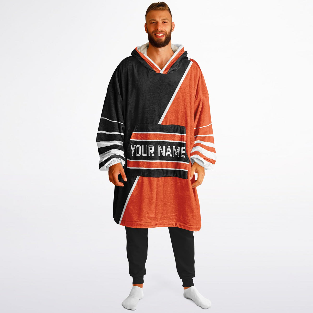 Black Orange White Split Decision